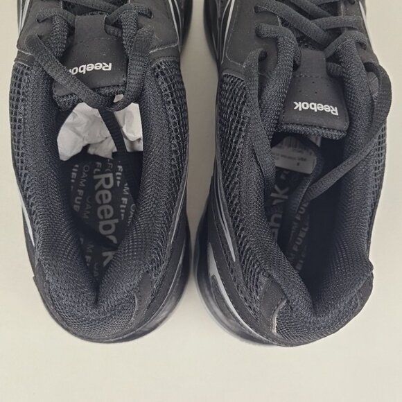 Reebok Fuel Extreme Running Athletic Black Mesh Men Sneakers - Picture 7 of 10